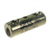 spojka šroubová se 2 imbus šrouby na AL/CU vodiče RM/ 6-25 SM 6-35mm2, 1kV 8Nm max 7,3 mm